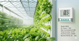 Công nghiệp cấp nhiệt độ và độ ẩm ghi với RS485 Collector modbus truyền thông & mạng sản phẩm - Product Image 2