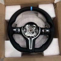 Volants de direction Barmich M Sport en cuir à 3 branches de 45 mm pour la série F (F01-F35 E71 E90)