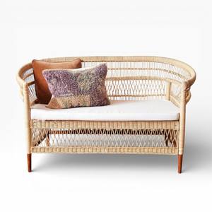 Sofá de Mimbre de Lujo, Sillón de Ratán Hecho a Mano, Asientos de Ratán Natural, Muebles de Patio para Hoteles y Resorts - Product Image 2