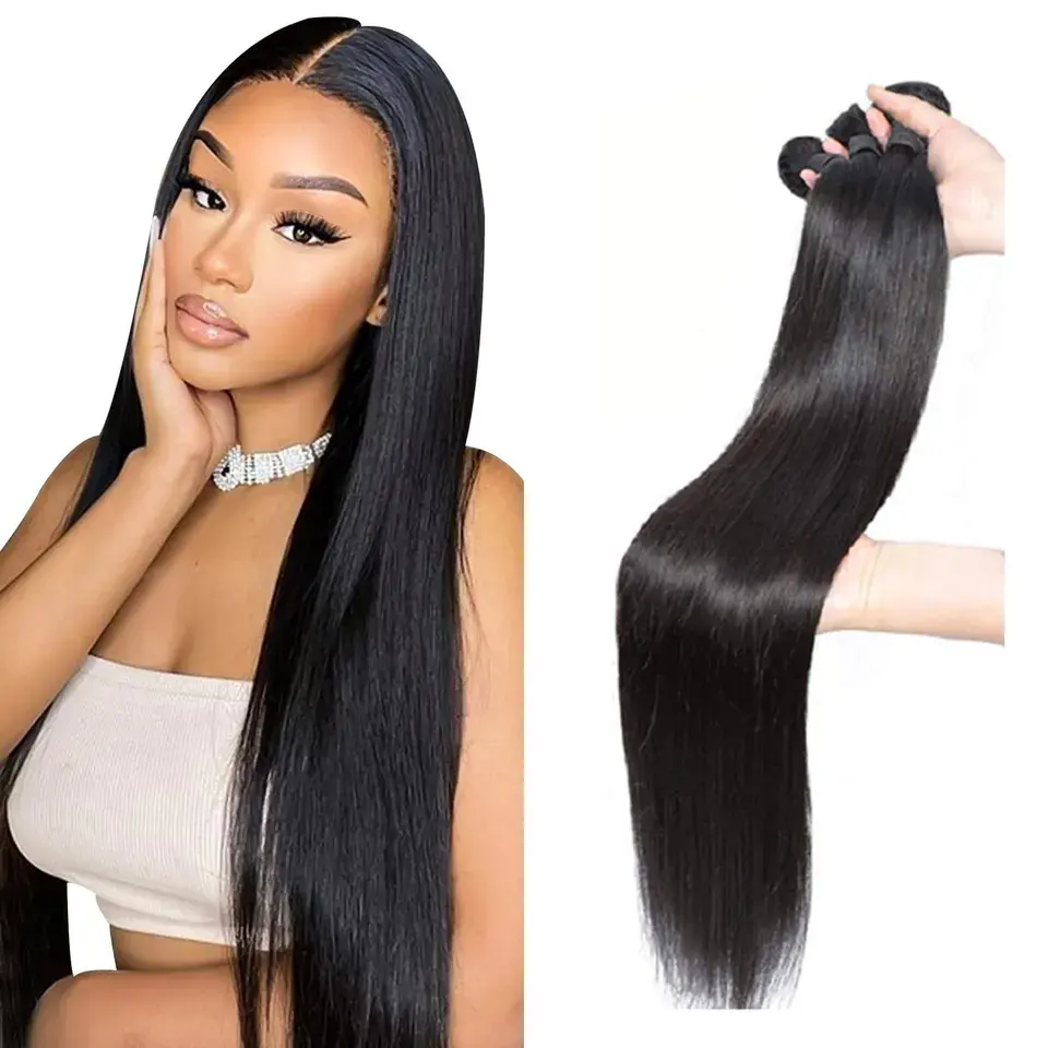 Best selling products in Nigeria, unprocessed virgin brazilian silky straight wave hair weave vendors wholesale extensions hair