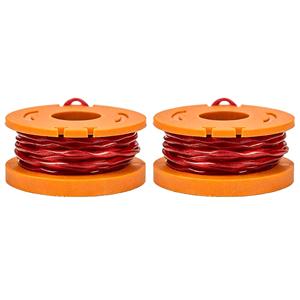 WA0010 WA0004 2 unidades de cabezal de recortadora con bobina de nailon de 1.6mm y 10FT/3.05M para Worx Trimmer WG151 WG163 WG170 - Product Image 1