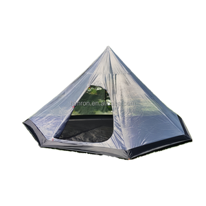 MCETO TX320pro tente d'été demi-maille intérieure pyramide <span class=keywords><strong>Tipi</strong></span> auvent chaud extérieur polyester sac à dos camping <span class=keywords><strong>moustiquaire</strong></span> - Product Image 4