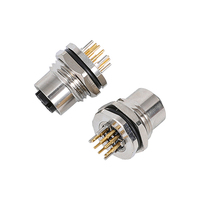 Connecteur industriel étanche M5 M8 M9 M12 M16 3 broches 3 cœurs IP67 mâle femelle prise femelle