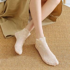 I-0034 Wholesale Spring Standard Breathable Sporty Quick Dry Short Ankle <b>Socks</b> Daily Use for <b>Women</b> Spandex/Nylon Fashionable - Product Image 5