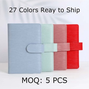 Yihe Đen Tốt Nhất Bán 27-Màu Sắc Saffiano Epi Da Đen-Vòng A6 Ngân Sách Chất Kết Dính Kế Hoạch Cho Giáng Sinh Trường Văn Phòng Quà Tặng - Product Image 2