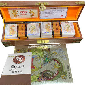 1000 <span class=keywords><strong>Billetes</strong></span> <span class=keywords><strong>Chinos</strong></span> <span class=keywords><strong>de</strong></span> la Marca Phoenix con Dragón Amarillo <span class=keywords><strong>de</strong></span> <span class=keywords><strong>100</strong></span> Quintillones, con Luz UV y Caja <span class=keywords><strong>de</strong></span> Grabado - Product Image 1