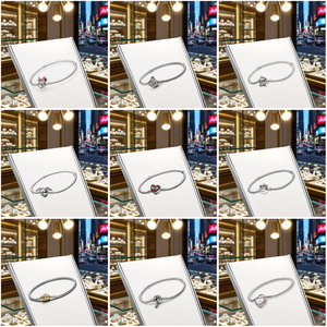 Nuovo <span class=keywords><strong>Bracciale</strong></span> 2025 in <span class=keywords><strong>Argento</strong></span> <span class=keywords><strong>925</strong></span> con Corona e <span class=keywords><strong>Catena</strong></span> a Osso di Serpente a Forma di Cuore, Alta Qualità, Base per Creazioni di Gioielli Fai-da-Te per Donne - Product Image 4