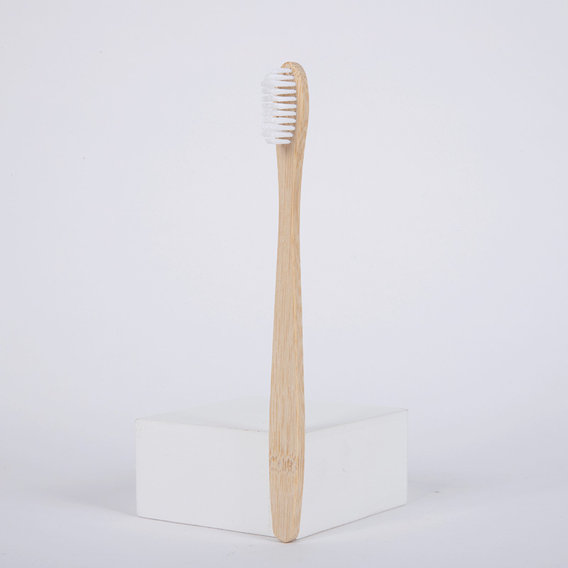 Eco Bamboo Toothbrush with Soft Bristles Natural Wooden Handle Biodegradable Travel-Friendly Dental Hygiene Gift
