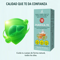 Édition espagnole – 18 extraits de plantes aromatisés pour le foie – Essences nourrissantes – Compléments à base de plantes en sachet – Fournitures de soins de santé