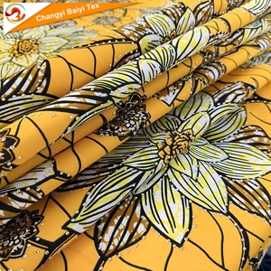 Tissu africain imprimé Ankara style classique pour robe traditionnelle du Bénin, vente en gros, 100% coton, tissu africain - Product Image 1