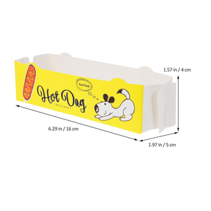 Scatola di Carta Personalizzata con Logo per Popcorn, Corndog, Hot Dog, Hamburger, Waffle Stick con Carta da Imballaggio - Product Image 1