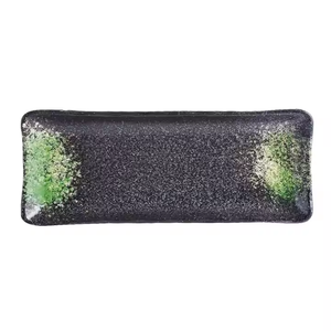 Japanese Style Cuisine Long Rectangular Ceramic <strong>Sushi</strong> Dessert <strong>Plates</strong> for Restaurant - Product Image 5