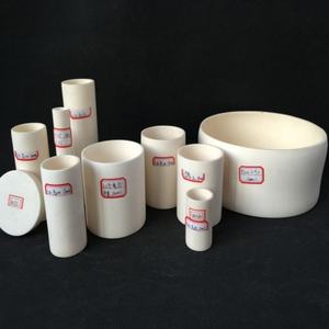 Hoch temperatur 1500-1800 ℃ Aluminium oxid Keramik Korund Tiegel 99% Al2O3 Industrie keramik stäbe zum Golds chmelzen - Product Image 1