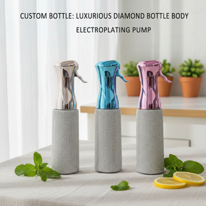 Bouteilles de pulvérisation à brume continue en PET personnalisables de 200 ml/300 ml, brume fine 8s pour les applications de beauté et domestiques - Product Image 4