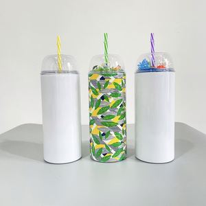 Bouteille isotherme de 22 oz vierge pour sublimation, à double paroi, avec couvercle dôme, pour mini figurines en résine - Product Image 2