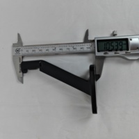 Supports d'escalier robustes en alliage de zinc LD-Metal, finition laiton noir et nickel satiné, pour escaliers en bois
