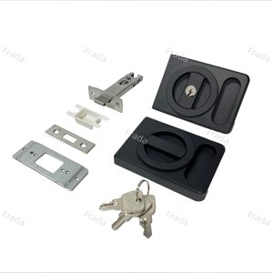 2024 Fabricación China Herrajes para puertas de vidrio Cerradura de cilindro de puerta de llave de vidrio sin marco Cerradura de puerta corredera - Product Image 5