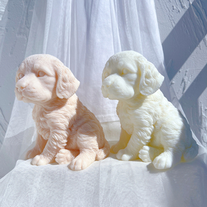 Moule à bougie en silicone pour chiot Springer Spaniel, animaux, chiots, cire de soja, décoration pour la maison pour les amoureux des chiens - Product Image 4