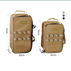 High Quality 1000D Polyester Camouflage Khaki Color Folding Fabric <b>Storage</b> Boxes 15L / <b>Collapsible</b> Fabric <b>Storage</b> Boxes / - Product Image 6