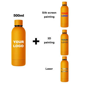 Bouteille d'eau isotherme personnalisée 500 ml 750 ml, bouteille d'eau de sport, thermos à vide à petite ouverture, bouteille en acier inoxydable - Product Image 2