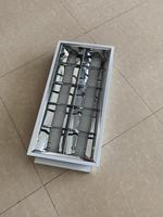 0.25mm d'épaisseur fer aluminium plaque de grille persiennes T8 Grille lampe 3x18w Led Grille lumière 600x600mm
