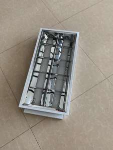 0.25mm Thickness Iron Aluminum Gridsplate Louvers <strong>T8</strong> <strong>Grille</strong> Lamp 3x18w Led <strong>Grille</strong> <strong>Light</strong> 600x600mm - Product Image 4