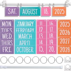 Planificateur mural en papier personnalisé 1 couleur, 12 mois, impression sérigraphique écologique, pour la maison et le bureau, accessoires de bureau 2026, haut de gamme - Product Image 2