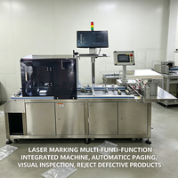 Machine tout-en-un compacte pour l'impression laser UV CE, le marquage séparé, le code, le logo, la date, le numéro de série et les marques de contrôle visuel pour sacs plastiques alimentaires
