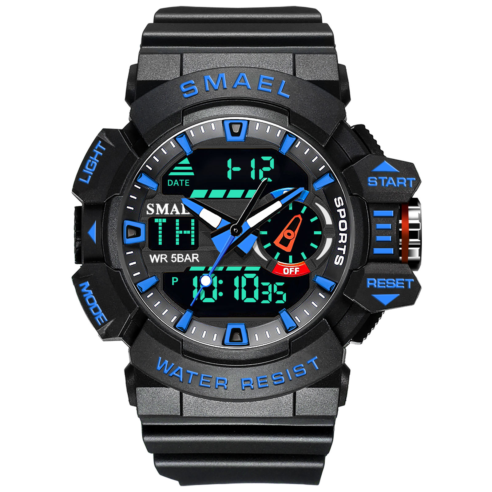 ดำ น้ำเงิน