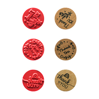 Timbres en bois créatifs bricolage décoration de la maison nouvelle personnalité sceau de lettre anglaise pour timbre à motifs