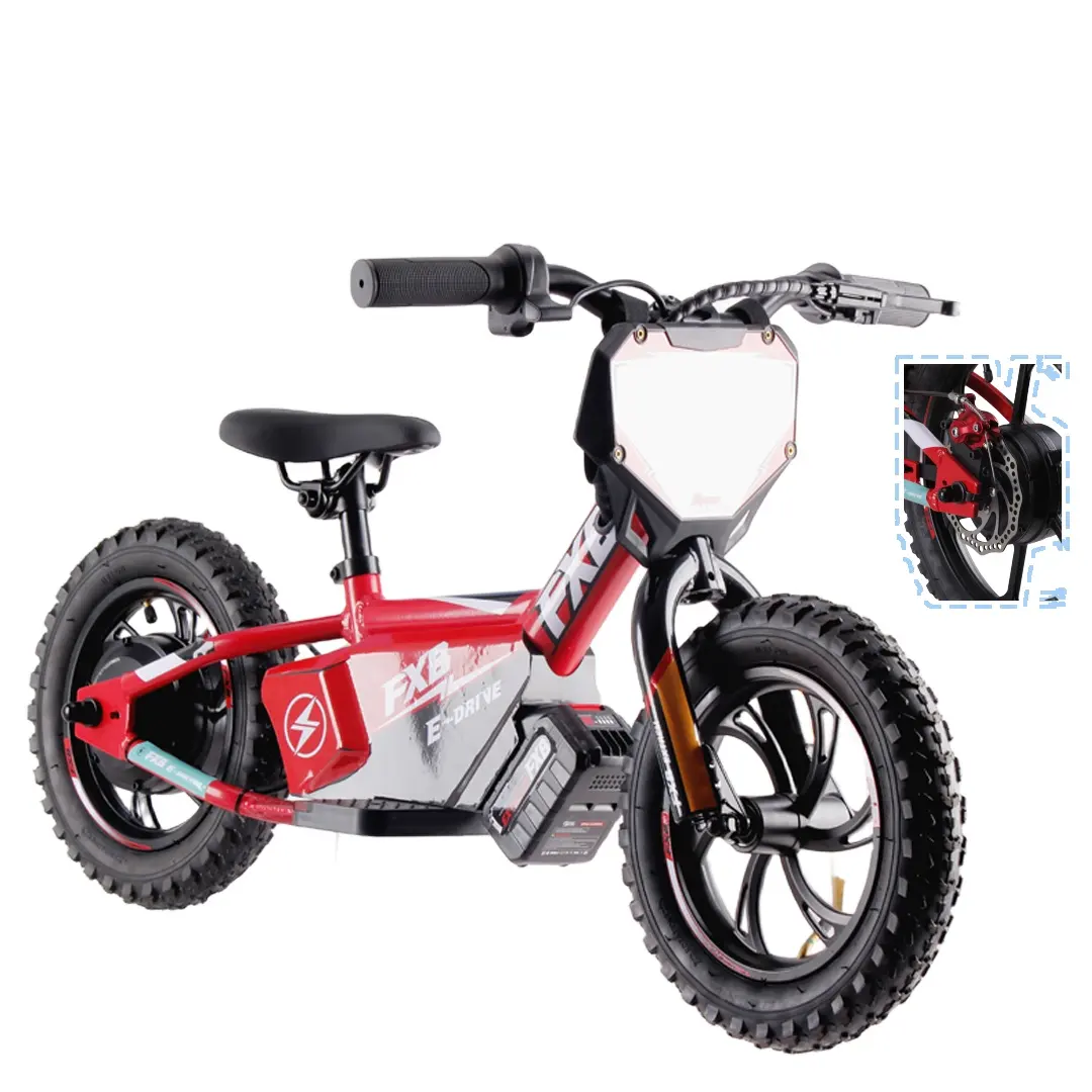 36V 2.5AH bike no pedal 12 inch ride on electric cycle for 3-8 years old children bicycle kids balance