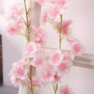 Guirnalda <span class=keywords><strong>de</strong></span> Flores Artificiales <span class=keywords><strong>de</strong></span> <span class=keywords><strong>Flor</strong></span> <span class=keywords><strong>de</strong></span> Cerezo para Decoración <span class=keywords><strong>de</strong></span> Bodas, Eventos y Fiestas - Product Image 6