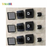 Boutons poussoirs lumineux carrés de 49*49mm, prix d'usine, interrupteur à bouton-poussoir momentané pour jeux à monnayeur