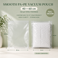Composiet Easy Open Tear Notch Vacuümzak Transparant 160 Micron PE PA Nylon Vorstbestendig Eenvoudige Plank Continue Geurdoorlatende Translucente Zak
