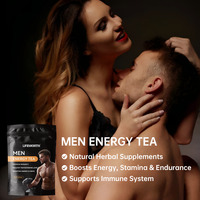 LIFEWORTH Thé Boisson Personnalisée Naturelle Maca Ginseng pour Santé Masculine, Énergie et Soutien de la Prostate