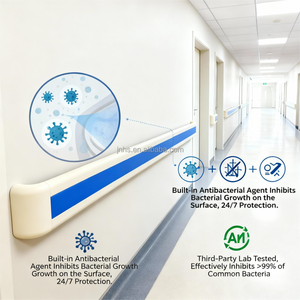 Rampe de marche d'hôpital en PVC antibactérien |   Protection murale anti-collision pour maisons de retraite, cliniques et hôpitaux - Product Image 2