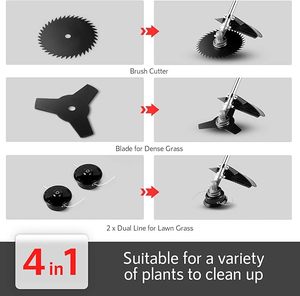 <span class=keywords><strong>4</strong></span>-Chu Kỳ Thân Thiện Với Môi 8-Trong-1 Tông Đơ/<span class=keywords><strong>Edger</strong></span> BC-Màu Xanh Lá Cây EEC Giai Đoạn V Compliant Bàn Chải Cắt - Product Image 4