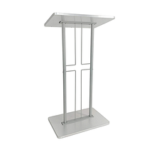 Pupitres et podiums modernes en acrylique et bois sur mesure pour salles scolaires, conférences, discours, présentations et églises