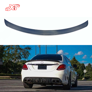 สปอยเลอร์หลังคาร์บอนไฟเบอร์สไตล์ ED1 W205สำหรับ Mercedes Benz C คลาส C63 C205ชุดบอดี้4ประตูลำตัวสปอยเลอร์วิง2015-2021 - Product Image 2