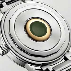 Montre mécanique circulaire en acier inoxydable pour Longinesing, idéale pour les affaires, les loisirs et le quotidien, avec cadran noir et chiffres romains. - Product Image 5