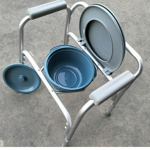 <span class=keywords><strong>Chaise</strong></span> d'aisance de siège de toilette d'équipement médical réglable en hauteur <span class=keywords><strong>avec</strong></span> coussin fixe <span class=keywords><strong>accoudoir</strong></span> équipement de sécurité de salle de bain - Product Image 6