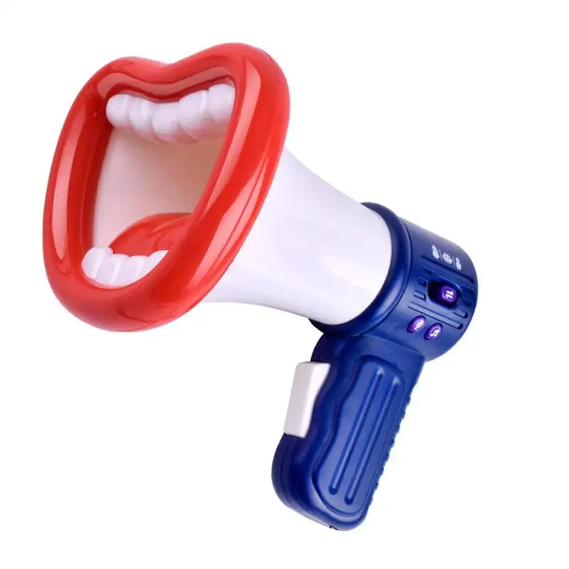 1pc Megaphone Toy Creative Big Mouth Cute Loudspeaker Toy Shape Voice Changer for Child Novelty Toy