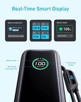 Nouvelle batterie externe Anker A1695 165W à charge rapide 25000mAh, chargeur portable ultra-rapide avec câbles intégrés