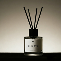 Bouteille en verre vide pour diffuseur d'arômes, huile essentielle, conteneur aromatique, personnalisable en usine, 100 ml, 150 ml, 200 ml