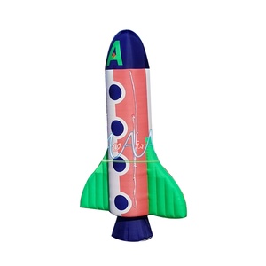 จรวดเป่าลมขนาด8เมตรสำหรับจัดแสดงนิทรรศการและอีเวนต์ - Product Image 1