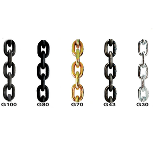 Chaînes en acier galvanisé à maillons moyens soudés MaxPlus, qualité G70, 8 mm, en fer plaqué, inoxydable, galvanisé, pour la vente en gros - Product Image 2