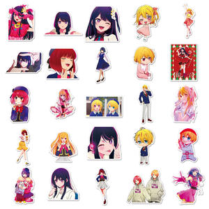 50PCS Nuevo anime lindo femenino dibujos animados Hoshino Ruby Hoshino <span class=keywords><strong>Kana</strong></span> <span class=keywords><strong>Oshi</strong></span> <span class=keywords><strong>No</strong></span> <span class=keywords><strong>Ko</strong></span> calcomanías - Product Image 5