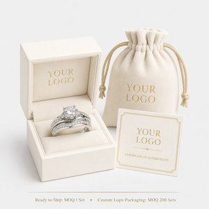 Anelli di Coppia per Proposta di Matrimonio e Regali di Anniversario per Donne e Uomini con Incastonatura a Quattro Punte e Design Semplice - Product Image 6