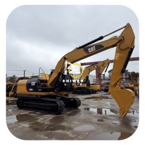 Excavadora Usada de Alta Calidad y Bajo Precio, Cat329D2L, Máquina Japonesa para Movimiento de Tierras, 29 Toneladas, Excavadora de Segunda Mano Cat 329D2L en Venta, Color Amarillo - Product Image 1