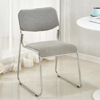 Chaise de réunion ergonomique moderne pour bureau, vente en gros directe usine Chine, chaise de conférence empilable pour formation du personnel et visiteurs M